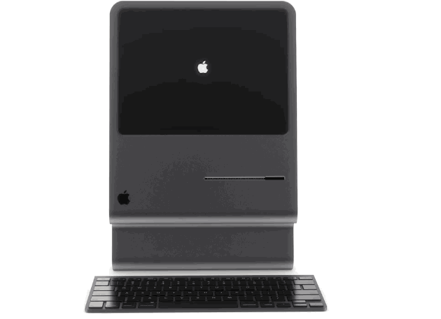 curved 团队的概念设计将 11 英寸的 macbook air 屏幕配以拉丝铝框架